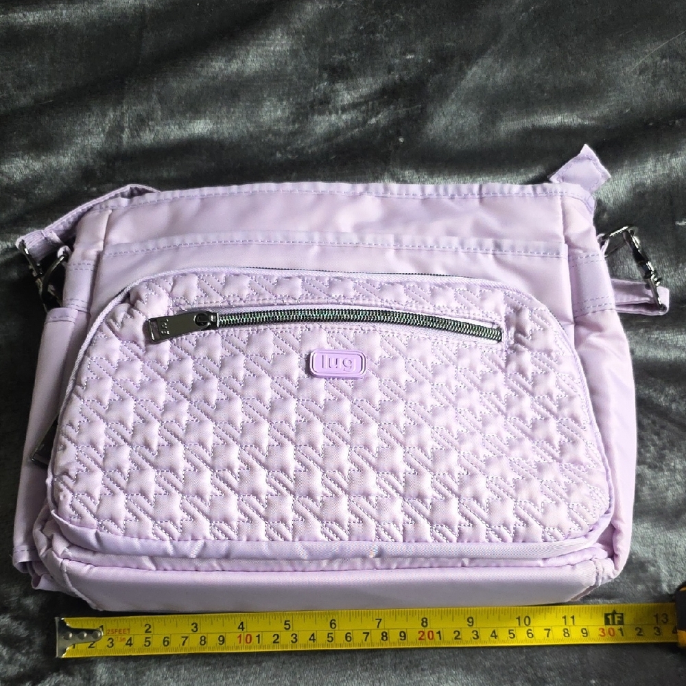 Lug Lavender Quilted Crossbody Bag